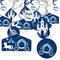 Big Dot of Happiness Fairy Tale Fantasy - Royal Prince and Princess Party Hanging Decor - Party Decoration Swirls - Set of 40